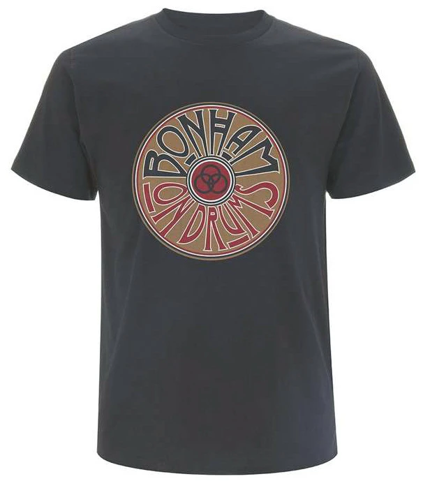 John Bonham T-Shirt On Drums XL